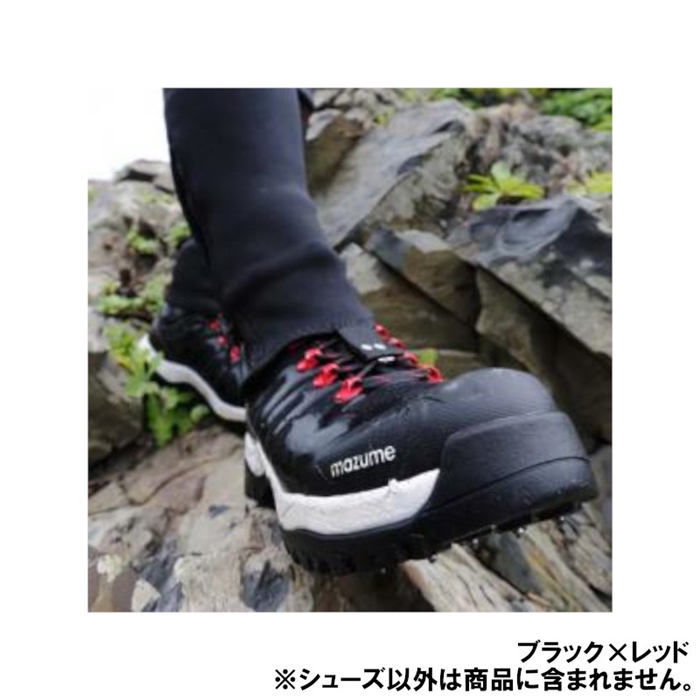 マズメ マズメ スパイクシューズ LL ブラック×レッド [MZWD-528]の