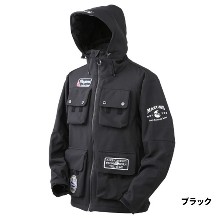 mazume 　マズメ　フィッシングジャケット Large 黒 mazume フィッシングジャケット 黒