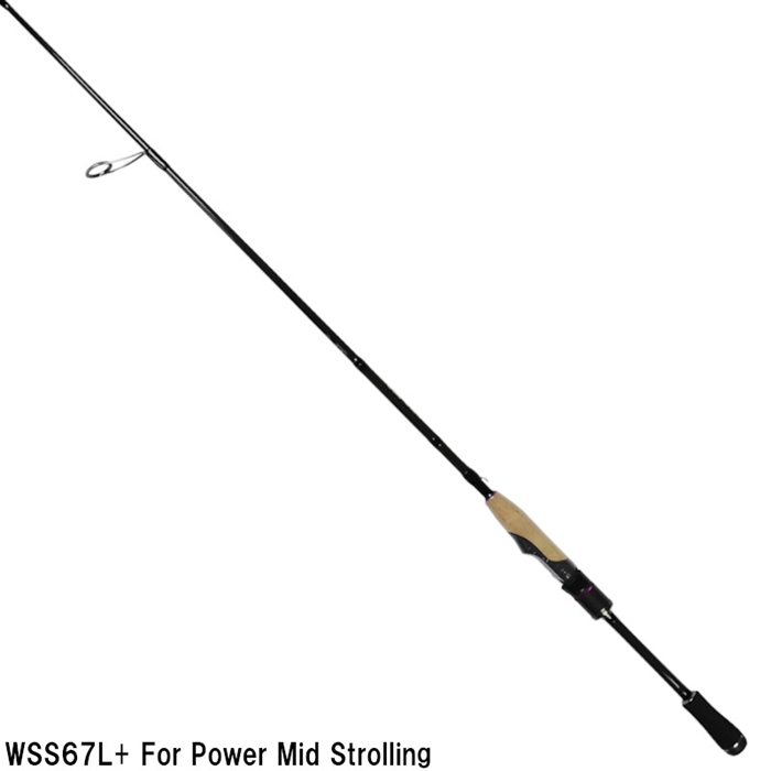 ワイルドサイド WSS67L+ For Power Mid Strolling バスロッド