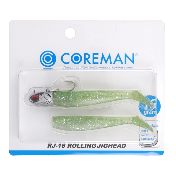 コアマン RJ-16 ROLLING JIGHEAD #003 シルバーヘッド/沖堤イワシ