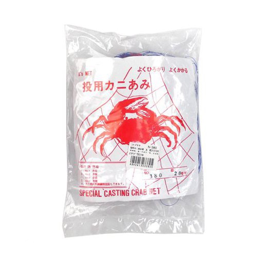 釣り具の通販なら 釣具のポイント 公式 オンラインストアア ネット コトブキヤ 投用カニあみ 青 鉛２０号付 ｎー３８０ 大 大 青 釣り用品