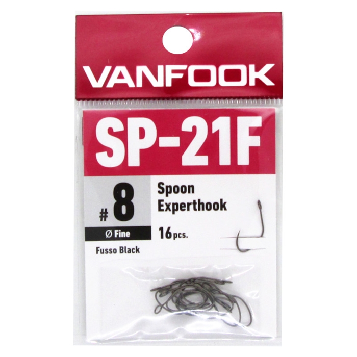 ヴァンフック スプーンエキスパートフック ファインワイヤー #8 フッ素