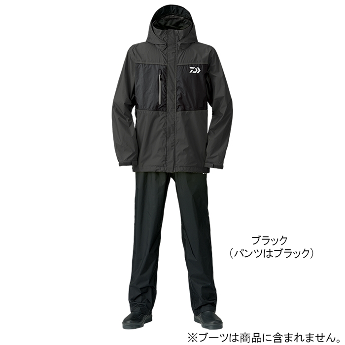 ダイワ レインマックス　レインスーツ　DR-36008　S　ブラック