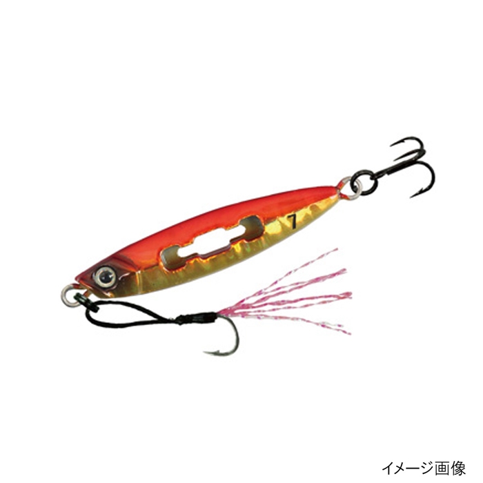 釣り具の通販なら 釣具のポイント 公式 オンラインストアルミカ メタルジャッカーマイクロ 5g アカキン ゆうパケット アカキン ルアー