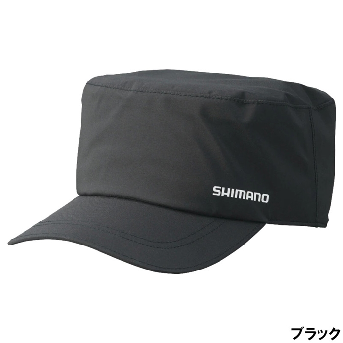 シマノ レイン ワークキャップ M ブラック CA-001V(M ブラック): アパレル・偏光グラス 釣り具の通販なら｜釣具のポイント  【公式】オンラインストア