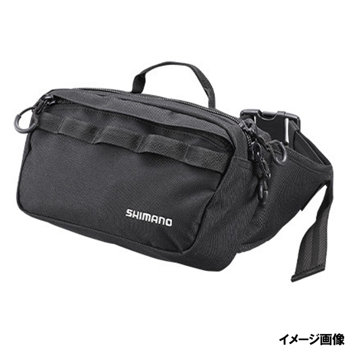 シマノ(Shimano)　BW-026T ミニヒップバッグ ブラック　
