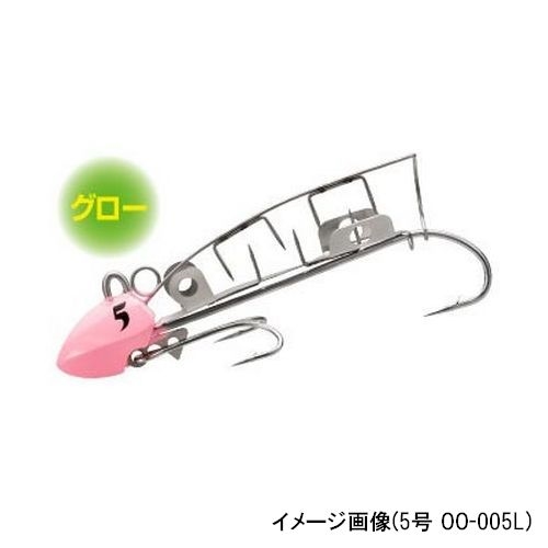 シマノ 太刀魚ゲッター　ツイン噛む　３号　ＯＯー００３Ｌ　０２Ｔ（グローピンク） 02T(ｸﾞﾛｰﾋﾟﾝｸ) 3号