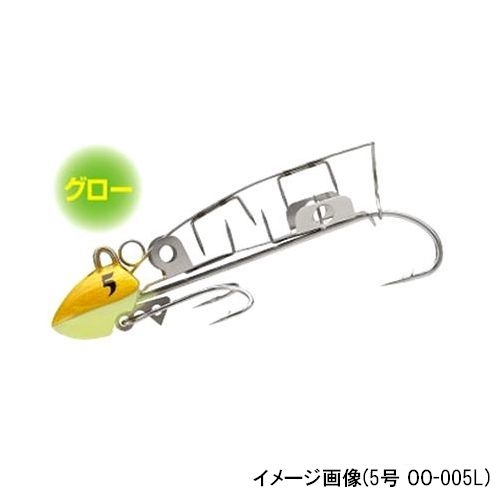 シマノ 太刀魚ゲッター　ツイン噛む　３号　ＯＯー００３Ｌ　０８Ｔ（グローゴールド） 08T(ｸﾞﾛｰｺﾞｰﾙﾄﾞ) 3号