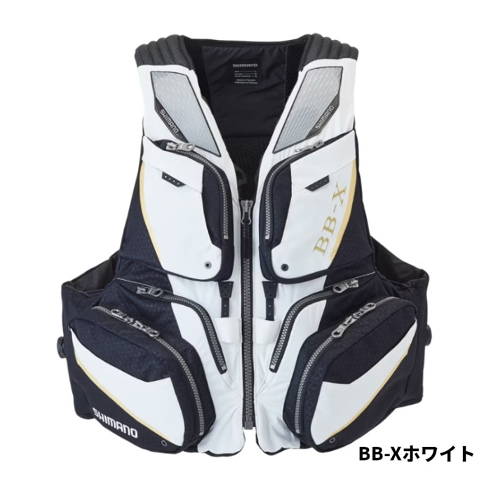 シマノ リミテッドプロ フローティングベスト L BB-X ホワイト VF-110V