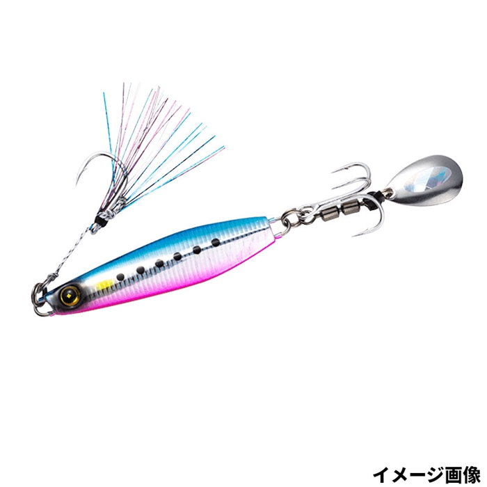 ハヤブサ カンタン巻くだけブレードジグ ジャックアイ マキマキ 80g 2.ケイムラブルピンイワシ FS417