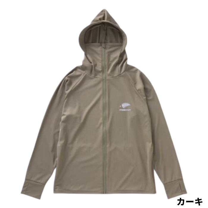 ハヤブサ カバー ハヤブサ UVフルカバーパーカ IV M カーキ Y1669 - 釣具のポイント
