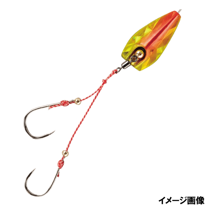 ハヤブサ 無双真鯛 貫撃遊動テンヤ SE105 6号 2.オレキンホロ