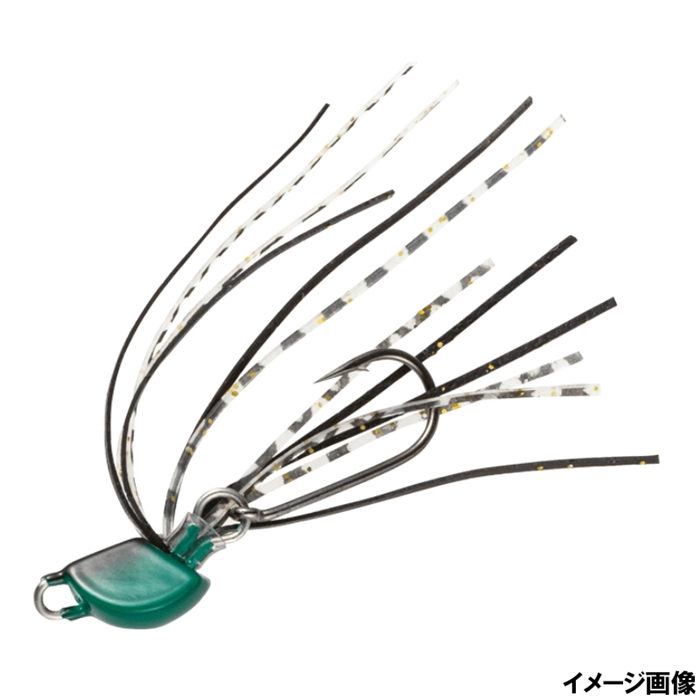 ハヤブサ チニングヘッド ずるずるチーヌ 7g 6.ミドリブラック [FS241