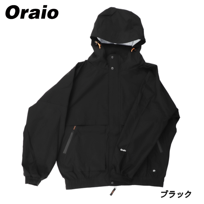 Oraio(オライオ) 2.5層 ウォータープルーフ ジャケット XS ブラック