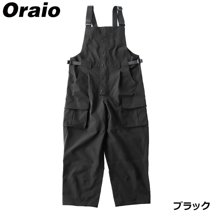 Oraio(オライオ) 2.5層 ウォータープルーフ バルーンサロペットパンツ XS ブラック(XS ブラック): アパレル・偏光グラス  釣り具の通販なら｜釣具のポイント 【公式】オンラインストア