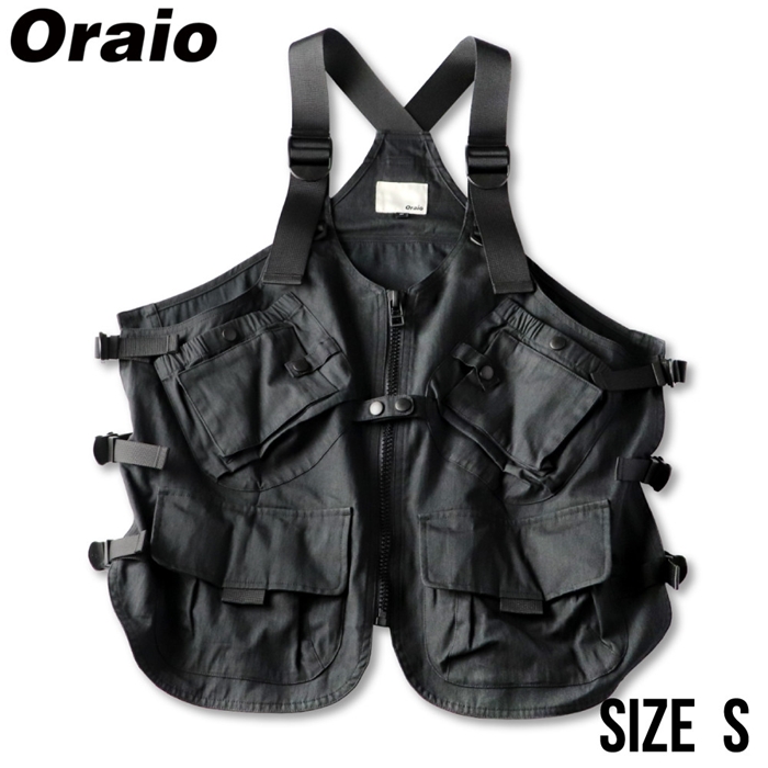 Oraio(オライオ) フィッシングベスト S 1.BLACK Oraio(S 1.BLACK