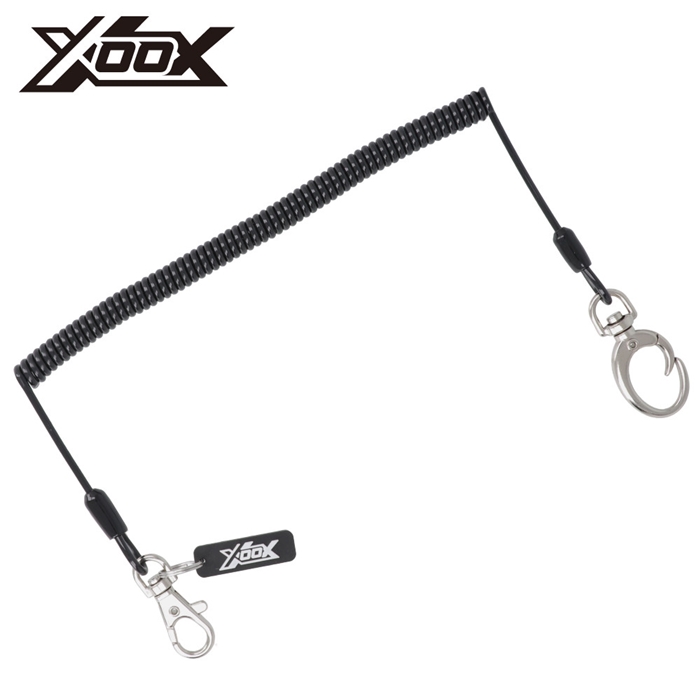 XOOX スパイラルコード S ブラック【ゆうパケット】 ブラック S