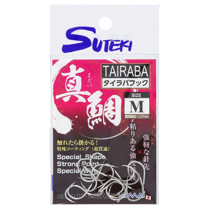 ステキ針 ステキ針 タイラバフック 真鯛 M【ゆうパケット】 - 釣具の
