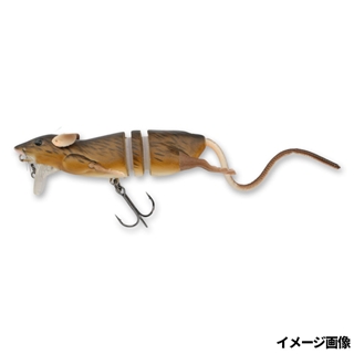 サベージギア 3Dラッドラット F 6.5インチ BR(ブラウン) - 釣具