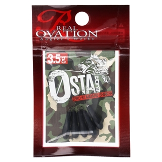 フジワラ Real Ovation ゼロスタンダードシンカー 3.5g ブラック【ゆうパケット】