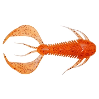 クリアオレンジ/レインボーフレーク