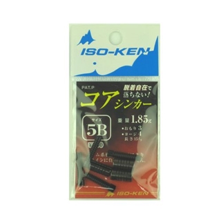磯研(ISO-KEN) コアシンカー 5B【ゆうパケット】 - 釣具のポイント