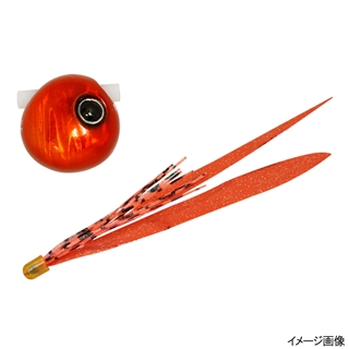 ジャッカル 鉛式ビンビン玉スライド 60g レッドオレンジ/オレンジ