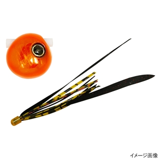 ジャッカル 鉛式ビンビン玉スライド 120g オレンジ/真っ黒レッドT+
