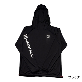 ジャッカル ドライライトフーディ M ブラック - 釣具のポイント