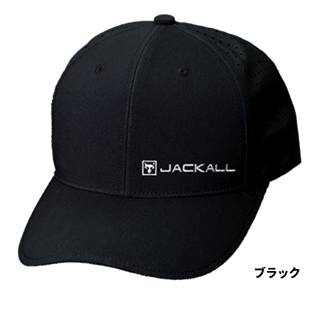 ジャッカル ドットホールロゴキャップ ブラック - 釣具の