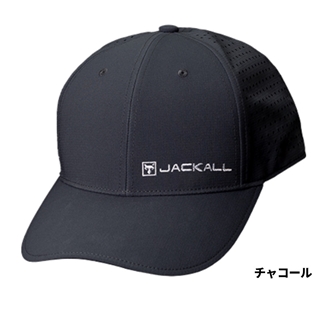 ジャッカル ドットホールロゴキャップ ブラック - 釣具の
