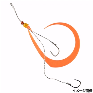 ジャッカル ビンビンスイッチ キャンディ スペアラバーフックセット ロング ブライトオレンジ【ゆうパケット】