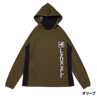JACKALL プルオーバーメッシュパーカー　2点セット ジャッカル ドライメッシュプルオーバーフーディ M ブラック