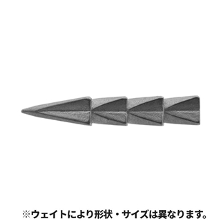 ジャッカル TGネイルシンカー 0.3g(1/96oz)【ゆうパケット】