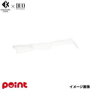 【8月入荷予定/ご予約受付中】 DUO 朝どれスイマー シャッド 3.8インチ カタクリグローホワイト (交換用ワーム)【ゆうパケット】