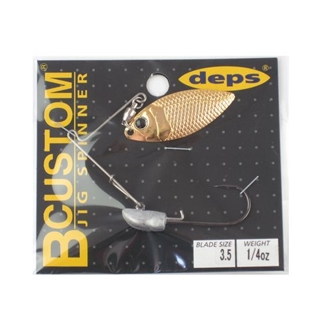 deps　デプス　Bカスタム ジグスピナー　スイミングジグヘッド　まとめ売り デプス カスタム ジグスピナーセット 1／4oz W ＃3．5 ゴールド
