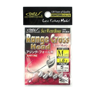 odz/土肥富 ｏｄｚ　レンジクロスヘッド　ＺＨ-３８-Ｎ　１．０ｇ　Ｍ（４号）　ＮＳ【ゆうパケット】