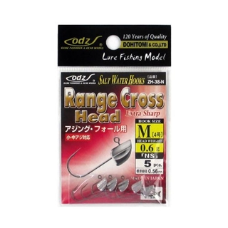 odz/土肥富 ｏｄｚ　レンジクロスヘッド　ＺＨ-３８-Ｎ　０．６ｇ　Ｍ（４号）　ＮＳ【ゆうパケット】
