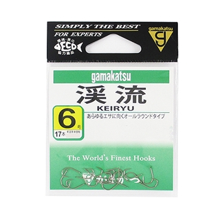 がまかつ 渓流 6号 茶【ゆうパケット】 - 釣具のポイント
