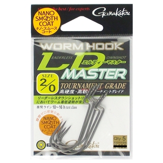 がまかつ ワームフック　LDマスター　ナノスムースコート　68555　2/0【ゆうパケット】