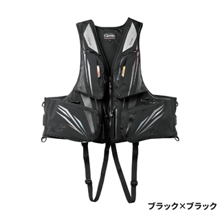 がまかつ アルテマシールドプロ フローティングベスト LL ブラック