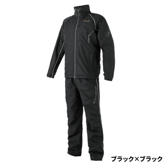 がまかつ ウィンドブレーカースーツ M ブラック×ゴールド GM3791