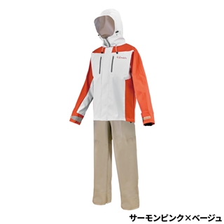 サーモンピンク×ベージュ