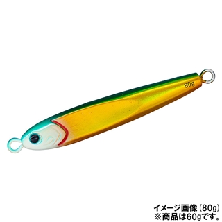 ダイワ TGベイト SLJ 60g アデルフラッシュグリーンゴールドグローヘッド スーパーライトジギング 【当社指定オフショアジグ3点以上購入で10％OFF】【ゆうパケット】