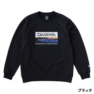 おすすめ DE-8723 ダイワ タフスウェットプルオーバー 釣具 - ブラック M ウェア