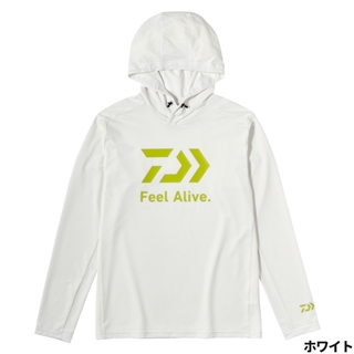 ダイワ　ウェア　サンブロックドライフーディーシャツ ダイワ DE-3424 サンブロックドライフーディーシャツ M ブラック