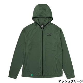 ダイワ　DE-5224 BUG BLOCKER フルジップ　アッシュグリーン ダイワ ウェア DE-5224 BUG BLOCKER フルジップシャツ アッシュ
