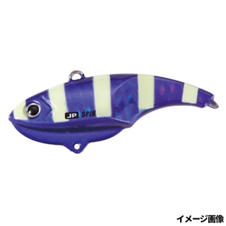 メジャークラフト ジグパラ スピン 40g #24 ゼブラパープル【ゆうパケット】