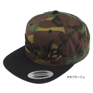 ヤマガブランクス YBフラットバイザーキャップ ブラック - 釣具