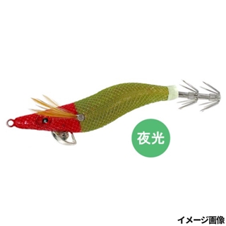 グリーン ボディー レッドヘッド 夜光